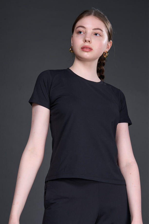 Women Graphic Regular Fit Round Neck T-shirt with COTEX