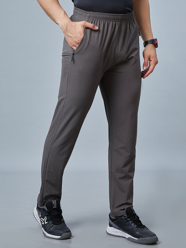 Men's Regular Fit Track Pants Pockets with RACE