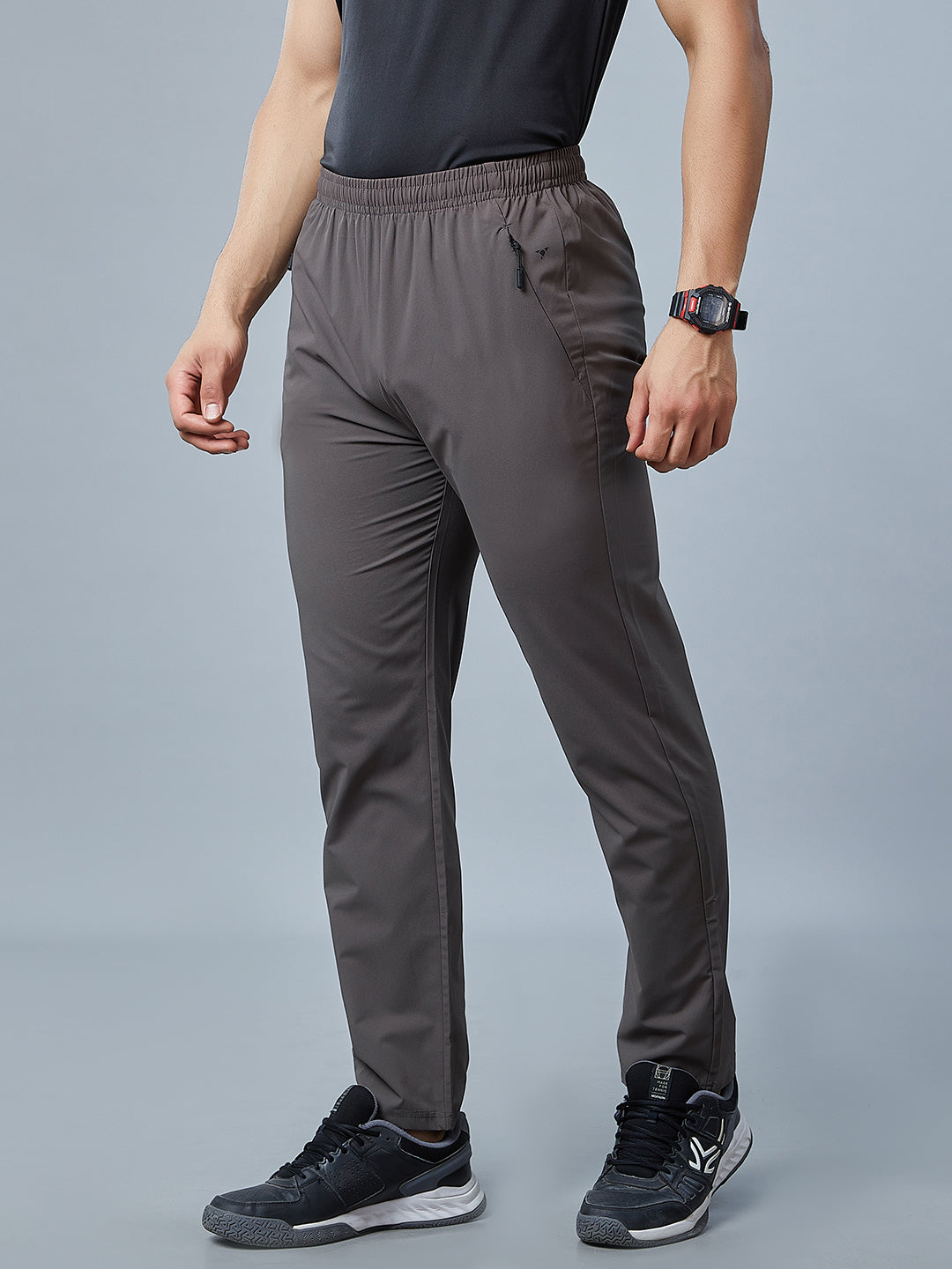 Men's Regular Fit Track Pants Pockets with RACE