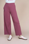 Women Soild Wide Leg Pants with COTEX