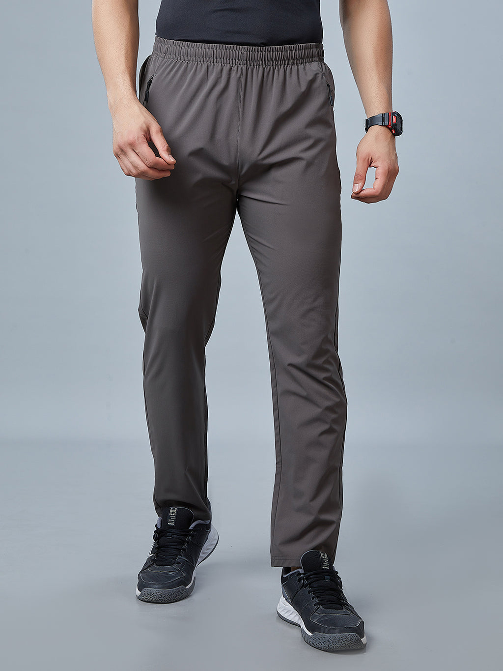 Men's Regular Fit Track Pants Pockets with RACE