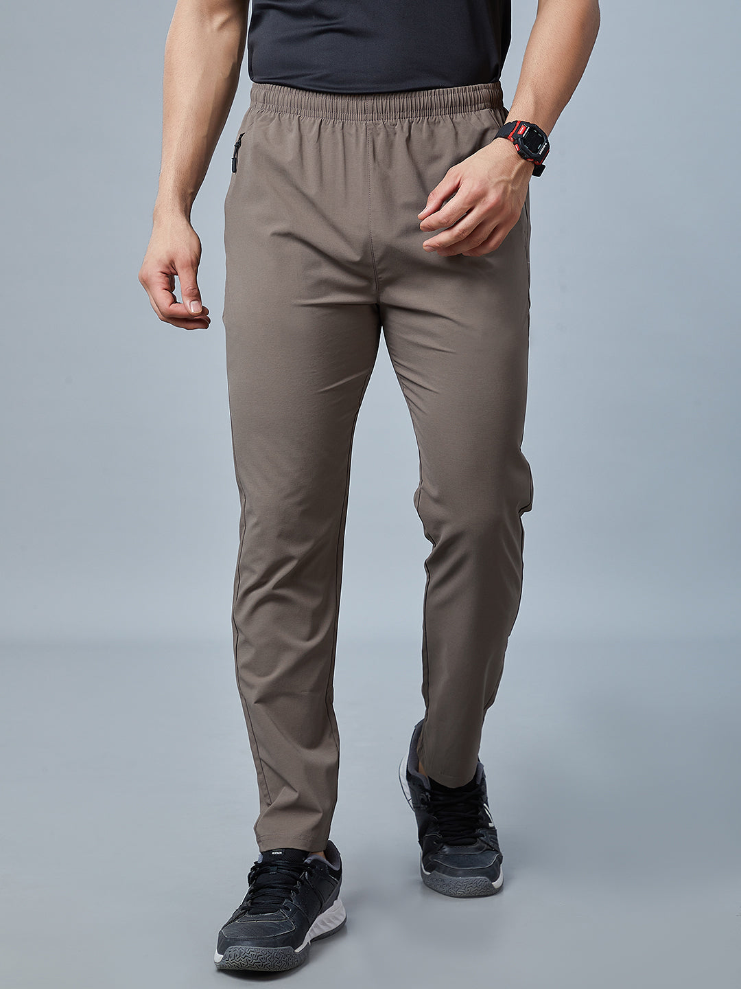 Men's Regular Fit Track Pants Pockets with RACE