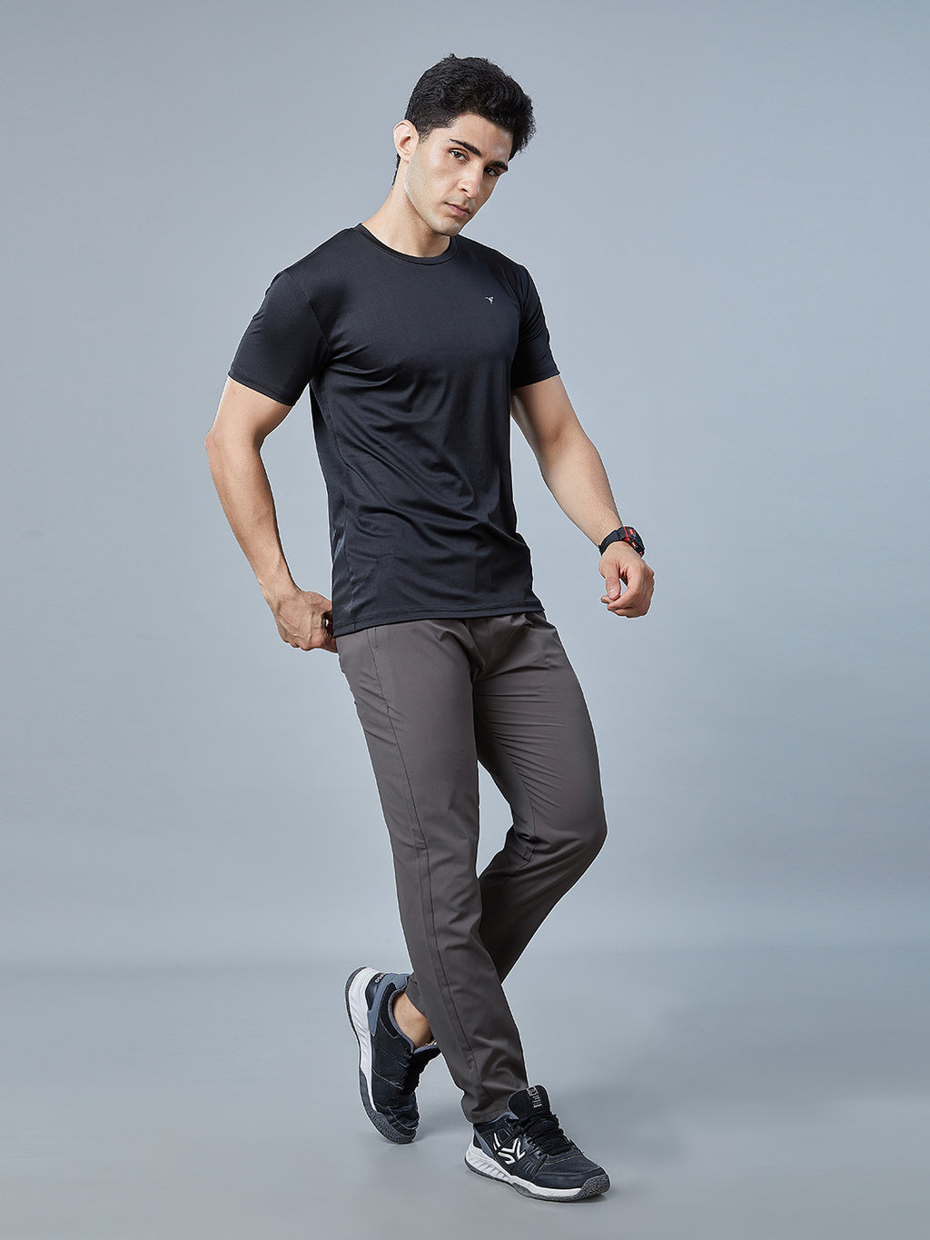 Men's Regular Fit Track Pants Pockets with RACE