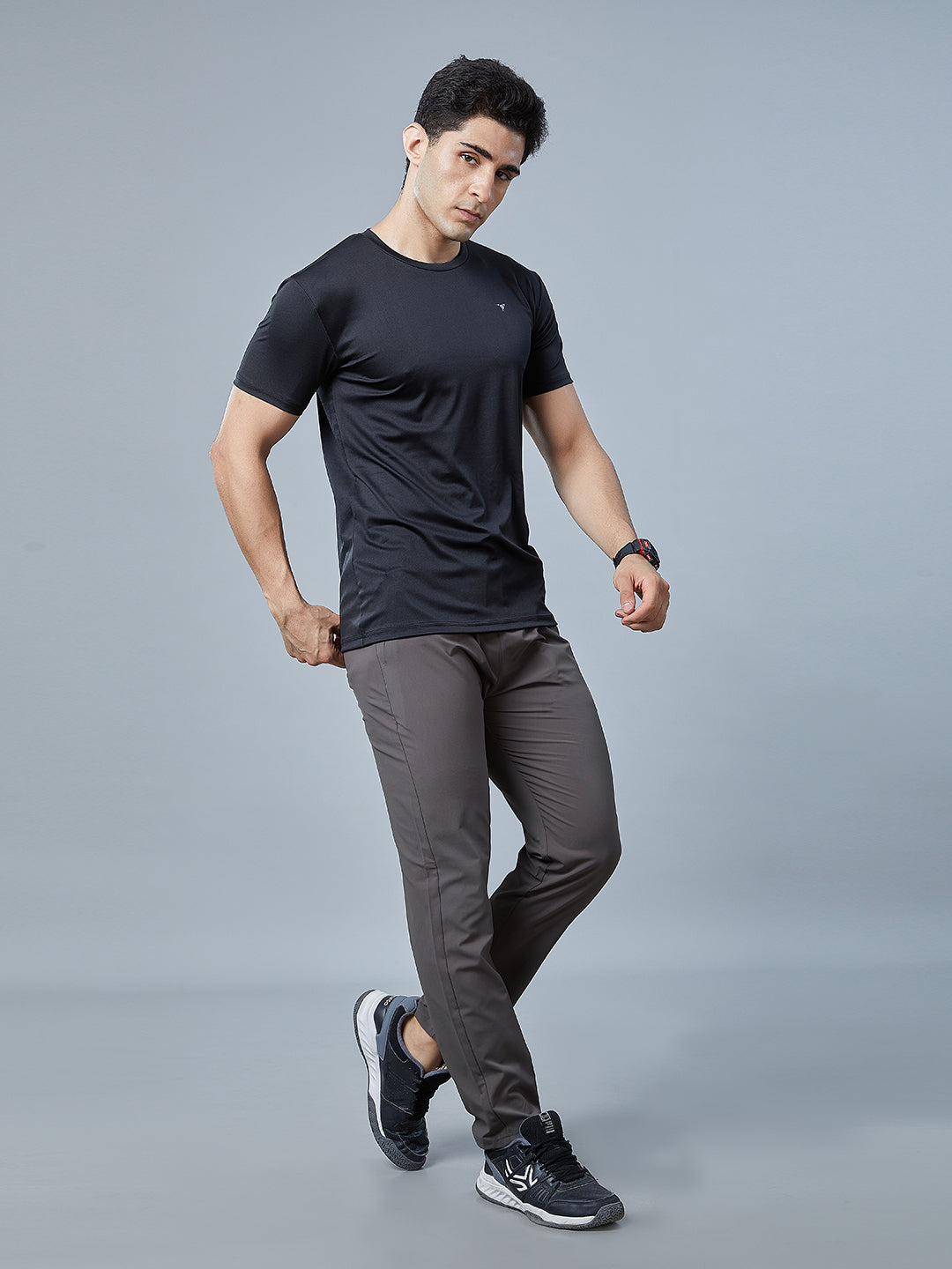 Men's Regular Fit Track Pants Pockets with RACE