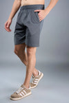 Men Solid Regular Fit Shorts with Pulse