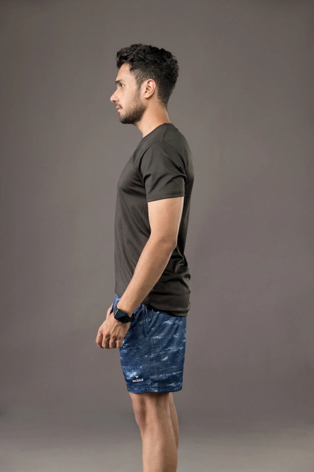 Men Printed Regular Fit Active Shorts with Funky