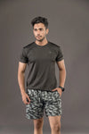 Men Printed Regular Fit Active Shorts with Funky