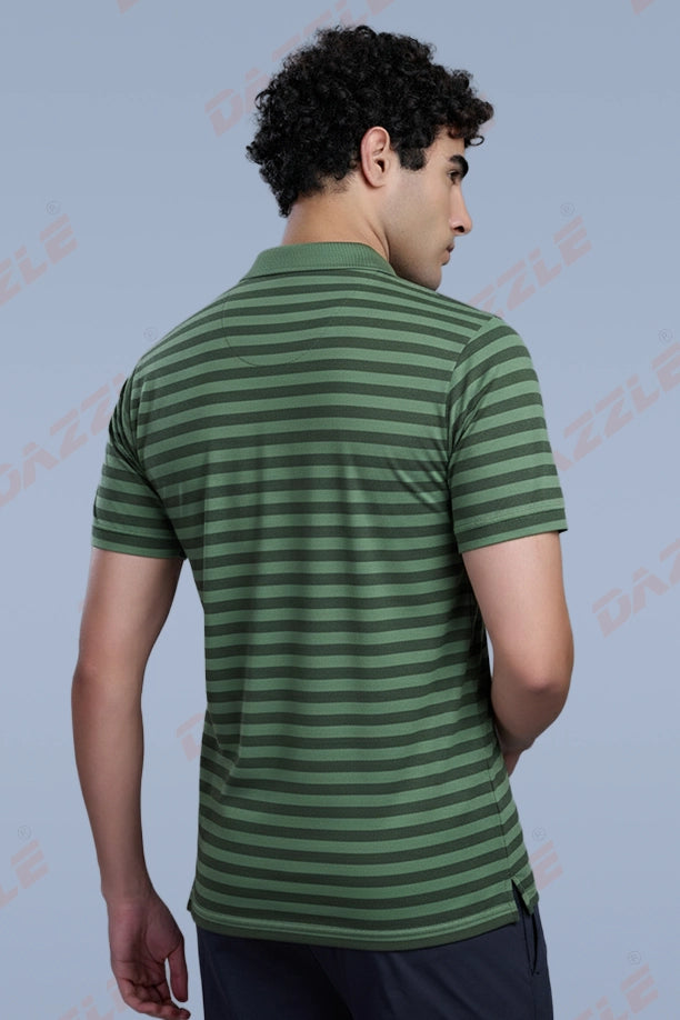 DRY FIT STRIPES - GREEN