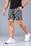 Men Printed Regular Fit Active Shorts with Funky