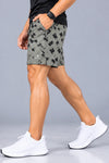 Men Printed Regular Fit Active Shorts with Funky