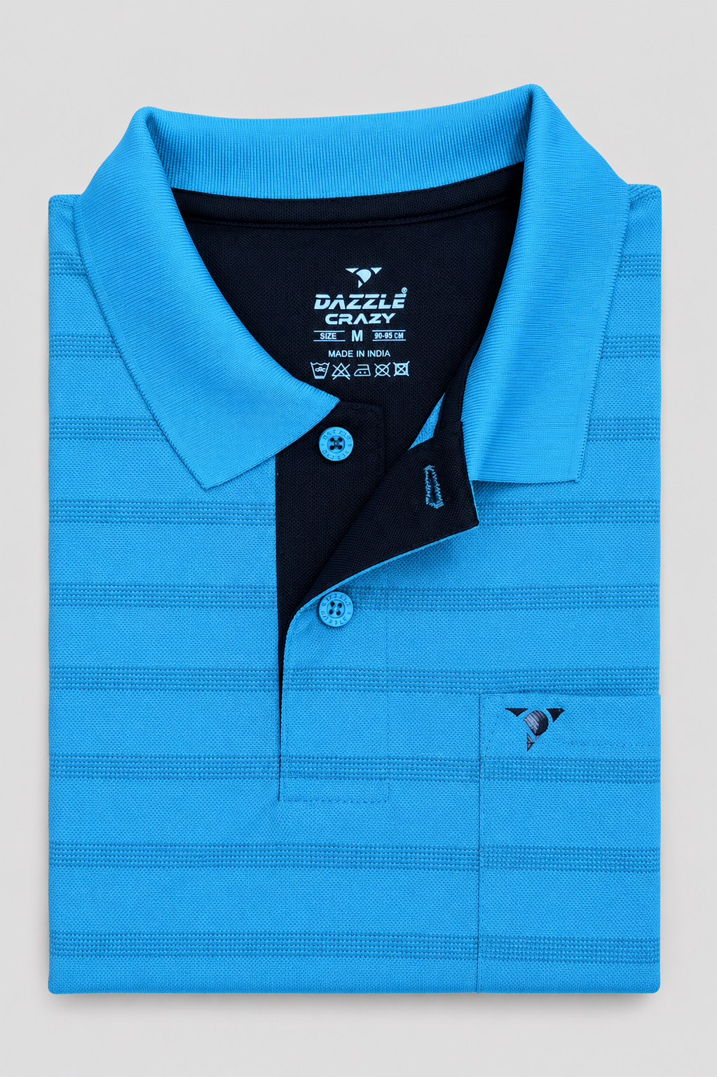CRAZY MATTY COMFORT FIT T SHIRT - SKY BLUE