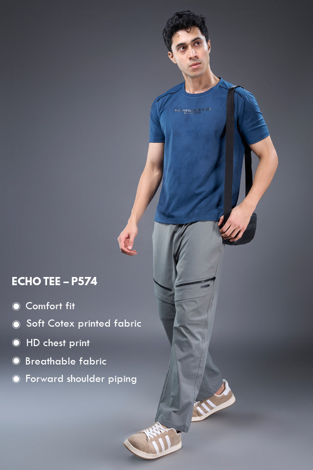 ECHO TEE | DEEP BLUE