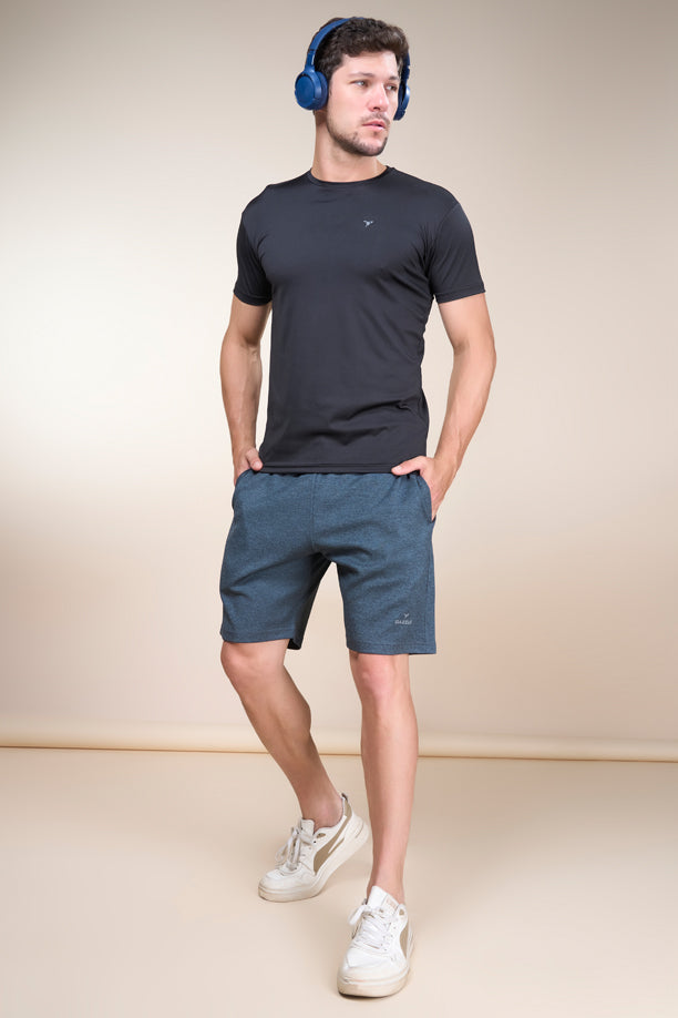 MELANGE SHORT | AIRFORCE