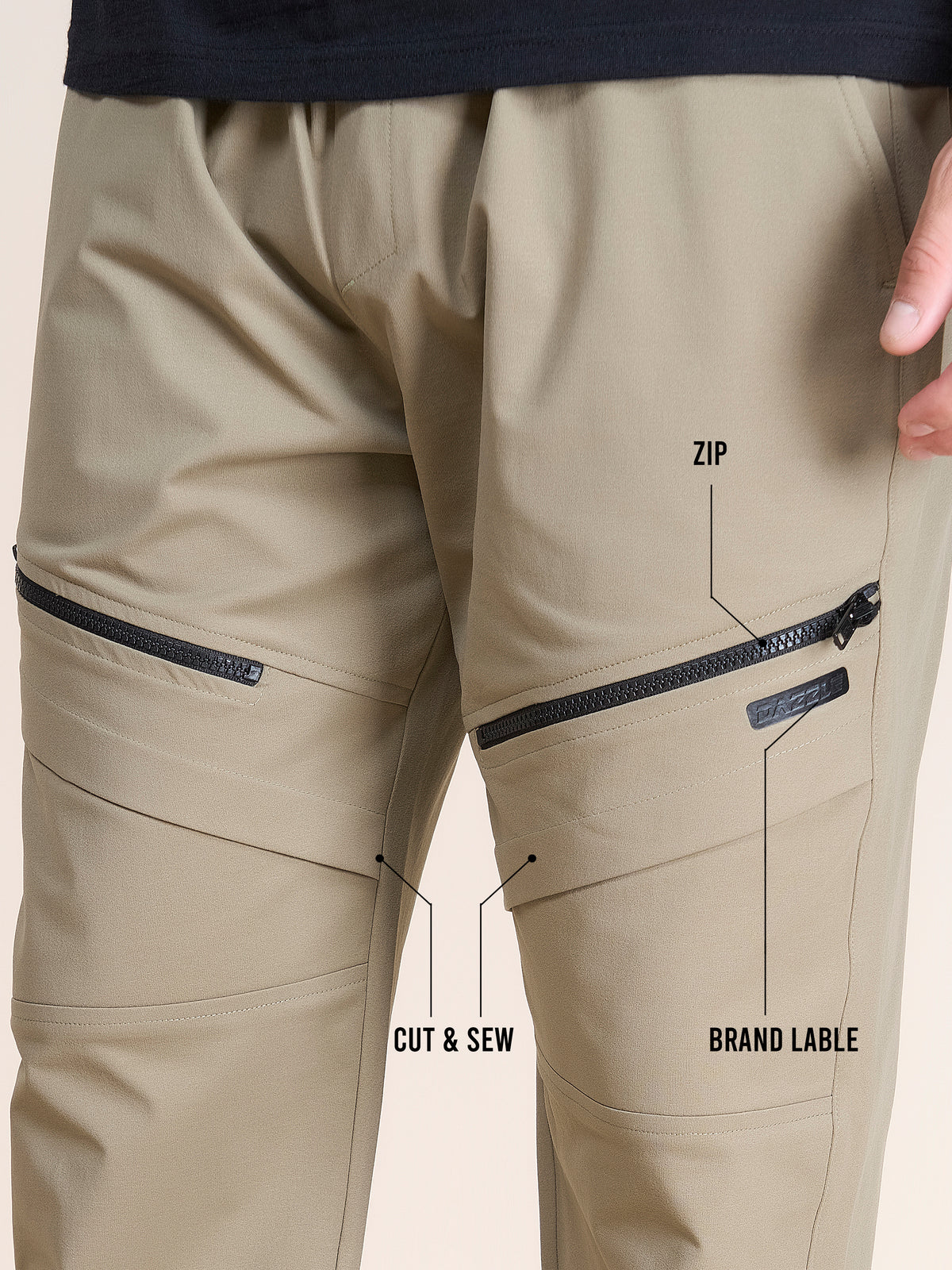 Men Comfort Fit Cargo Pants with FUSION