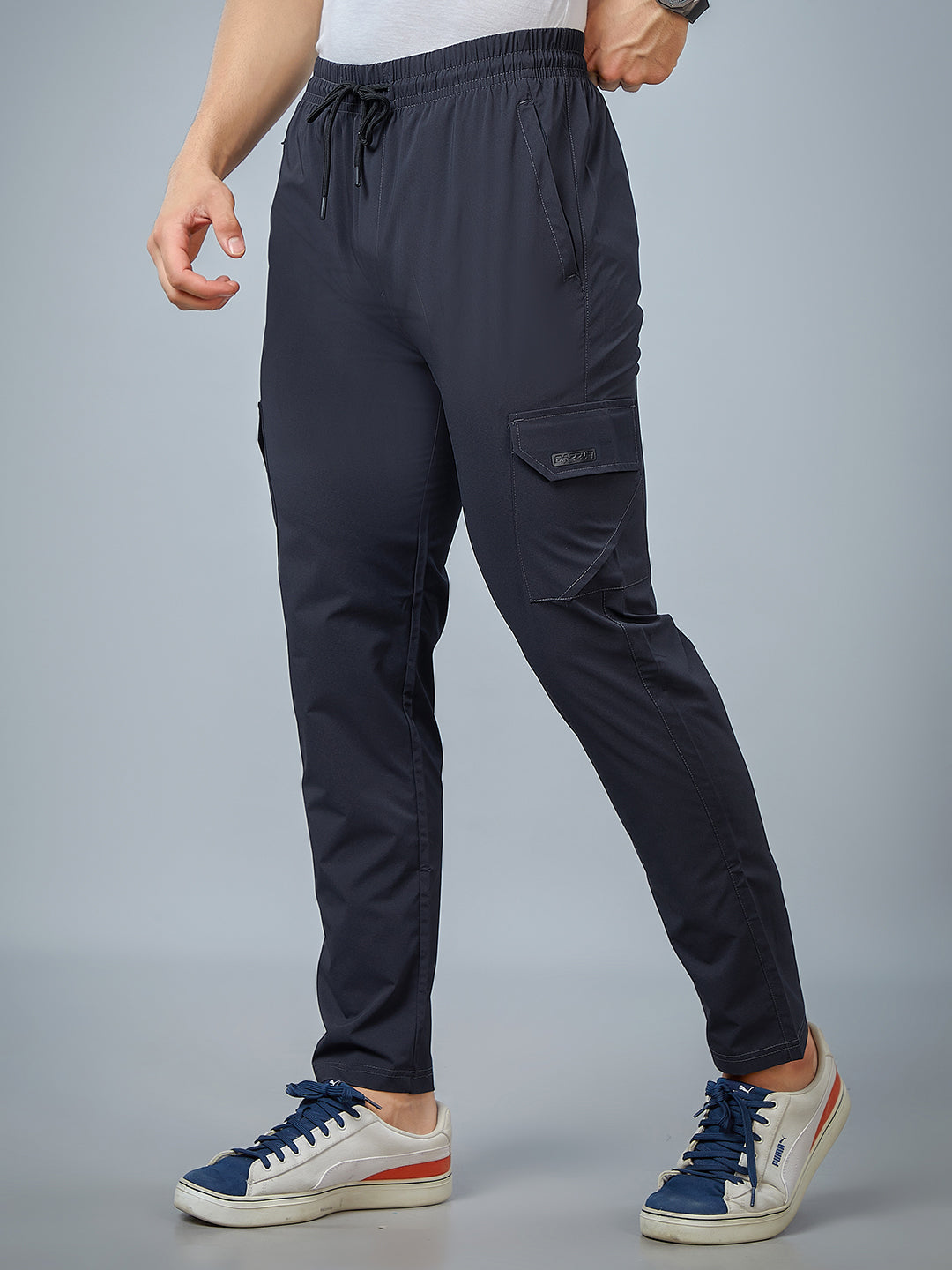 Men Regular Fit Cargo Pants with PILOT