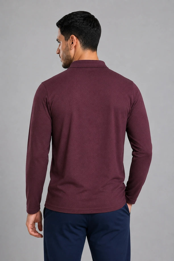 CRAZY BUZZ FULLSLEEVE T SHIRT | MAROON