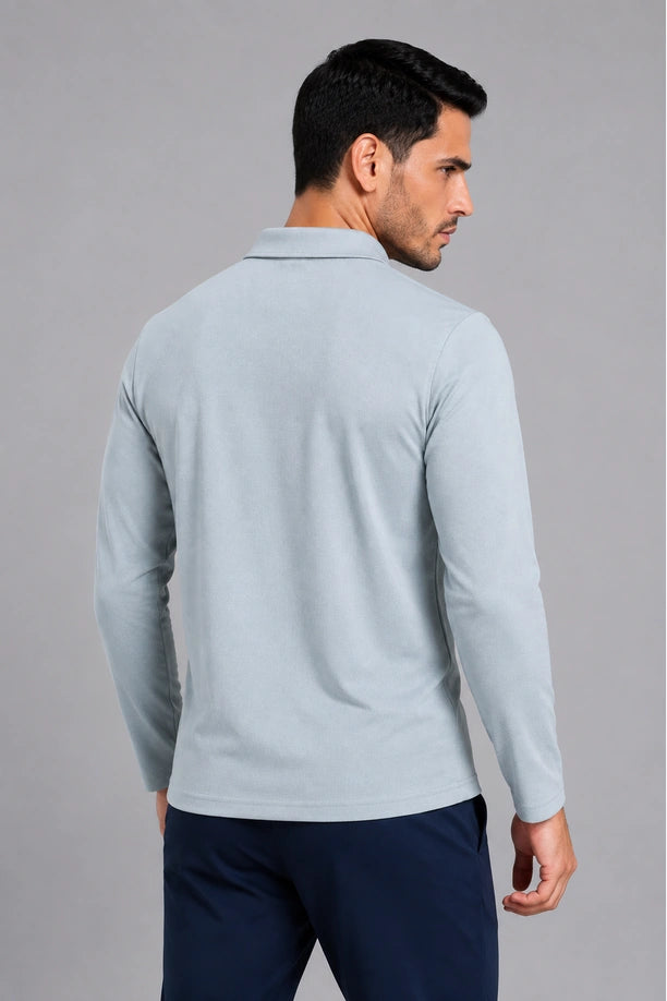 CRAZY BUZZ FULLSLEEVE T SHIRT | LIGHT GREY