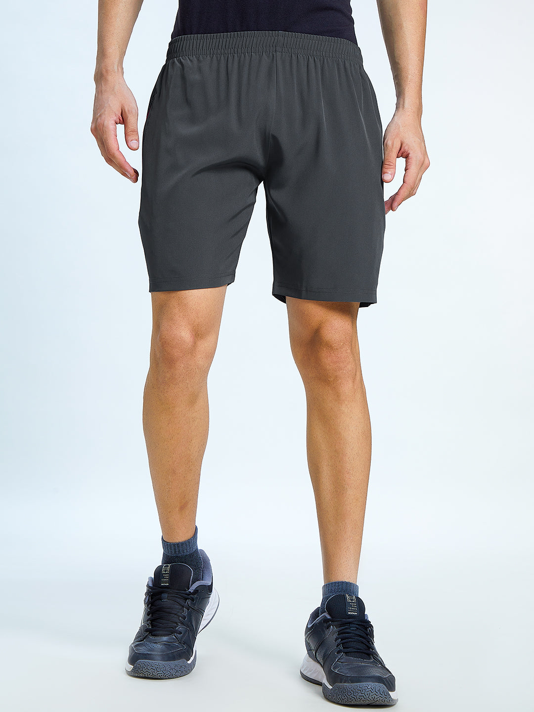 Men Regular Fit Sports Shorts with Pockets