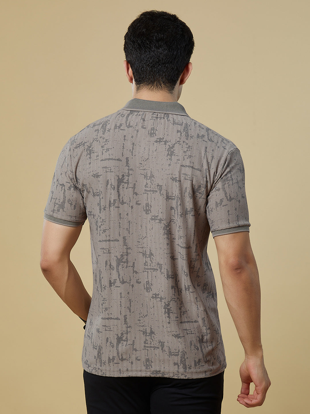 Men Regular Fit Polo T-Shirt with Supreme