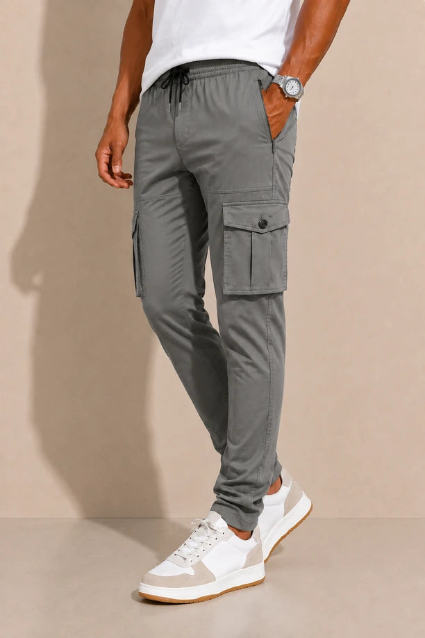 Men Dri Fit Stretch Cargo Pants with NATTY