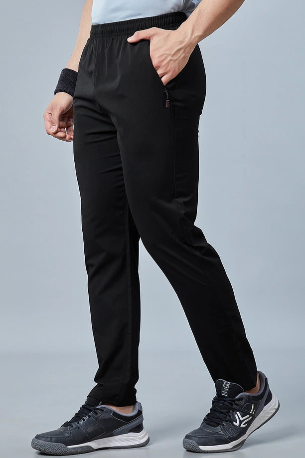 Men's Regular Fit Track Pants Pockets with RACE