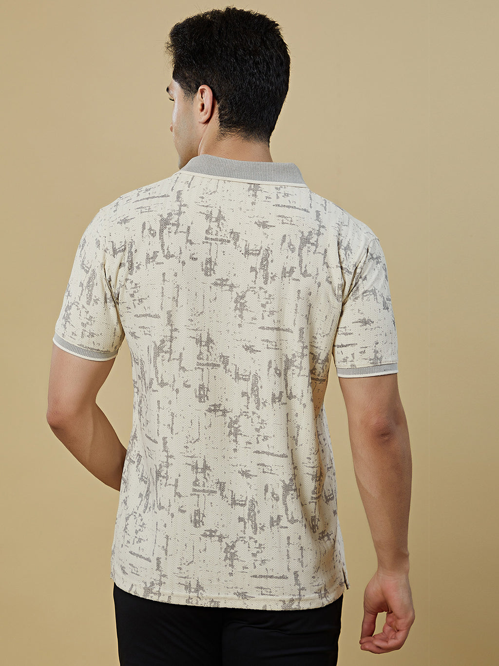 Men Regular Fit Polo T-Shirt with Supreme