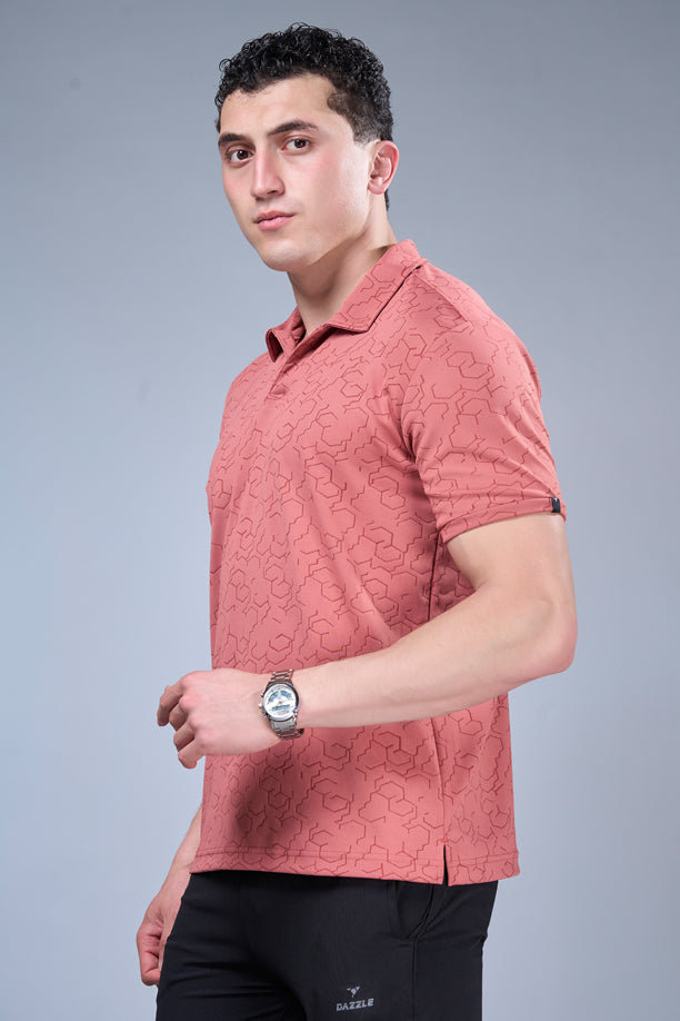 HEX TSHIRT | RUST