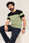 Men Slim Fit Round Neck Tee with PRIDE