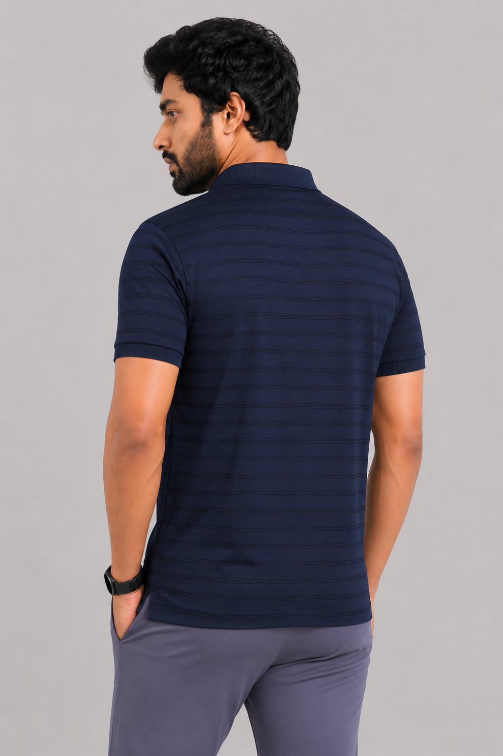 CRAZY MATTY COMFORT FIT T SHIRT - NAVY BLUE