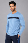 DRYFIT ROUND NECK FULL SLEEVE | LIGHT BLUE