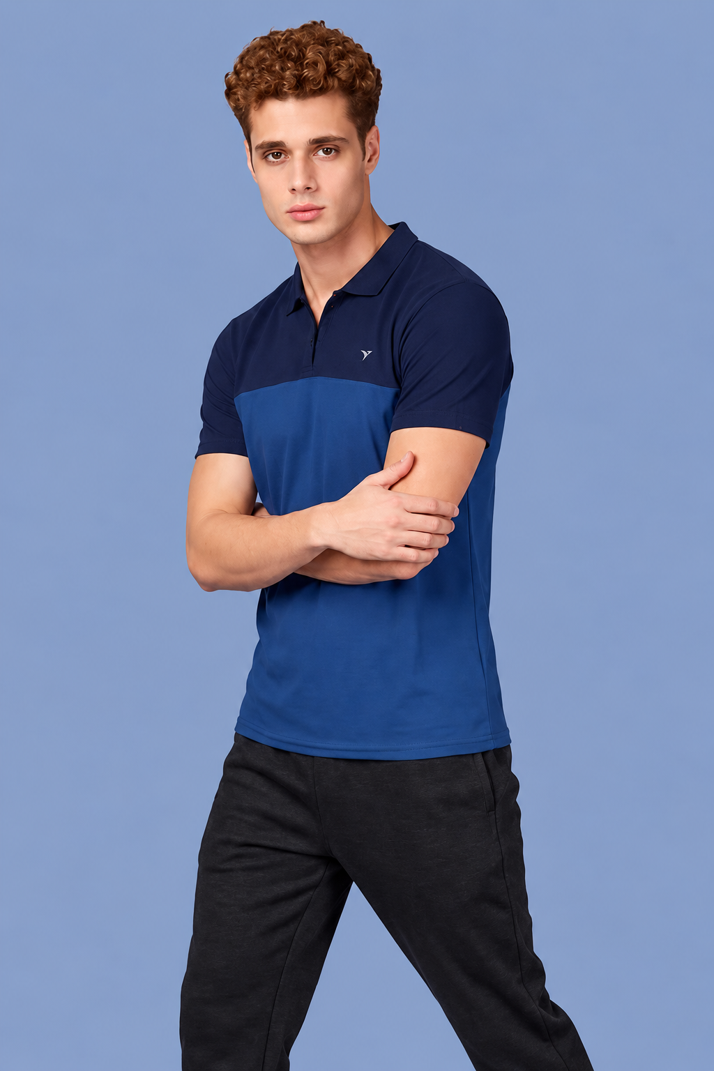 Men Slim Fit Polo T-Shirt with Spring