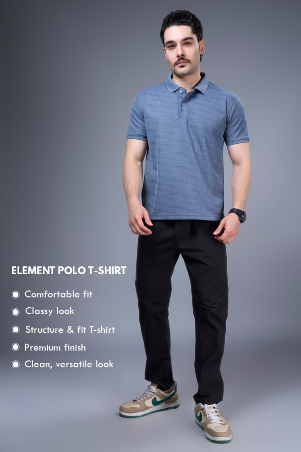 ELEMENT POLO TSHIRT | BLUE FIN
