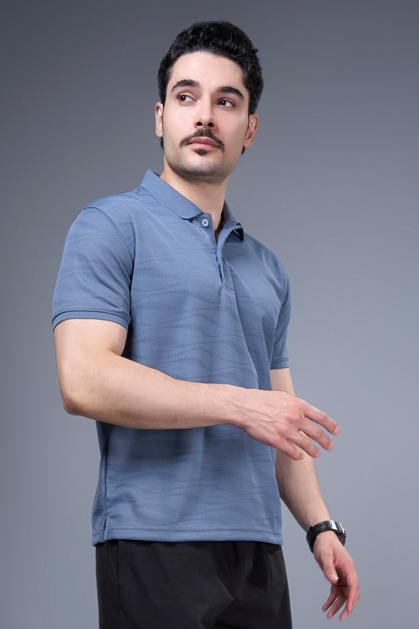 ELEMENT POLO TSHIRT | BLUE FIN