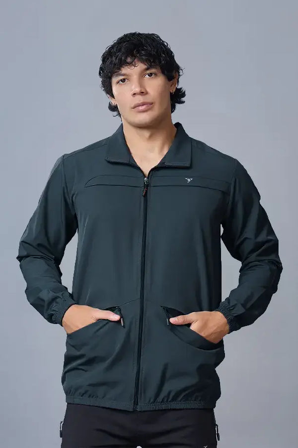 RACE JACKET - BOTTLE GREEN