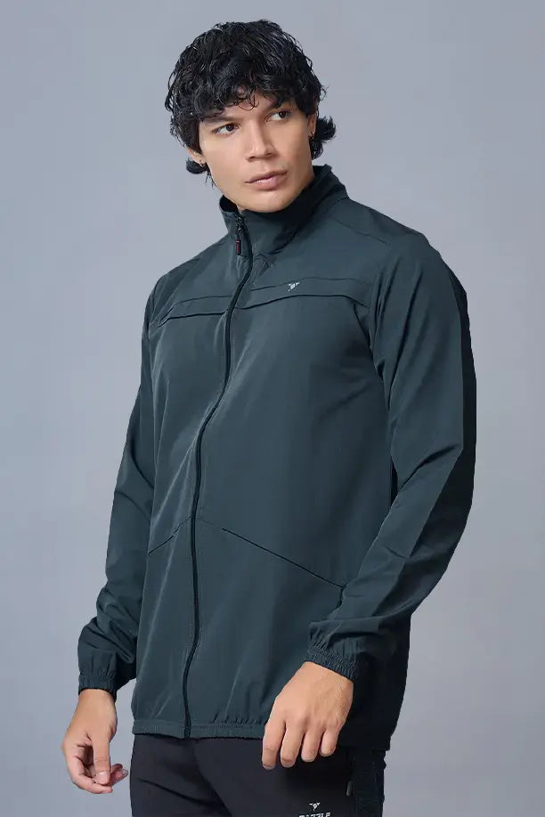 RACE JACKET - BOTTLE GREEN