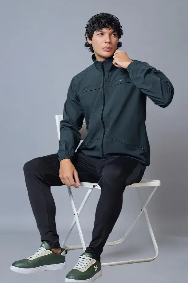 RACE JACKET - BOTTLE GREEN