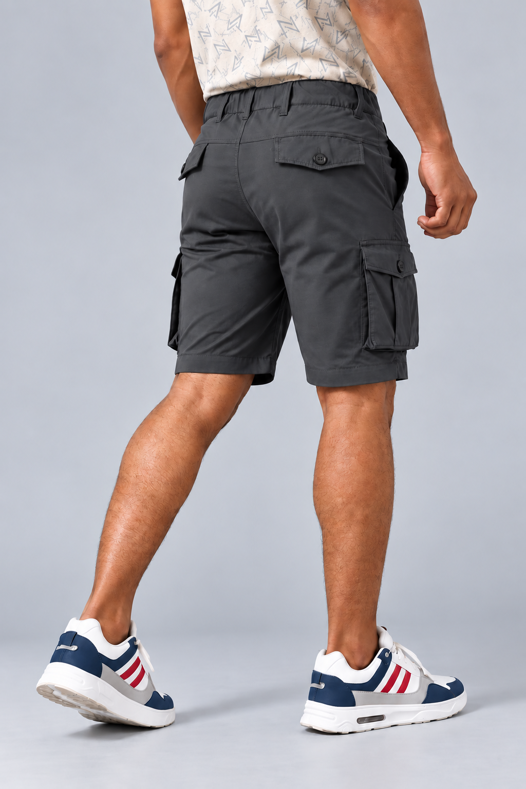 Men Regular Fit Cargo Shorts