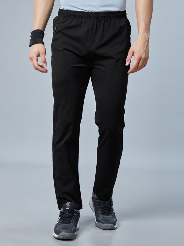 Men's Regular Fit Track Pants Pockets with RACE