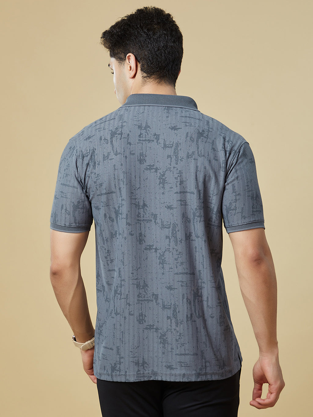 Men Regular Fit Polo T-Shirt with Supreme