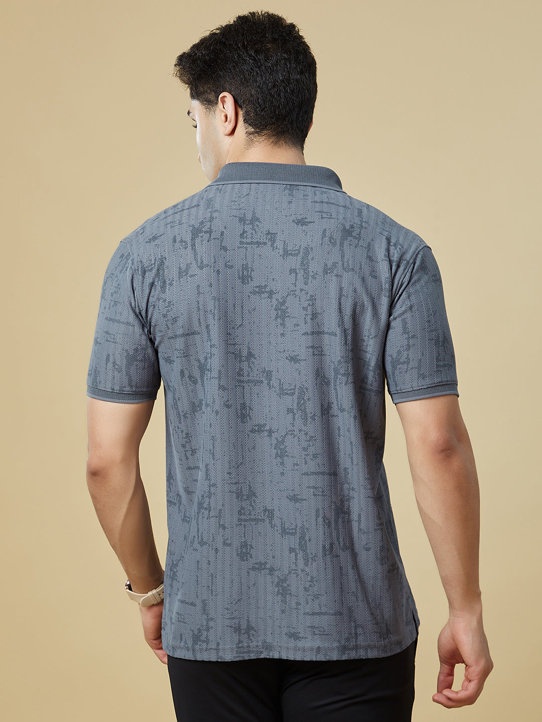 Men Regular Fit Polo T-Shirt with Supreme