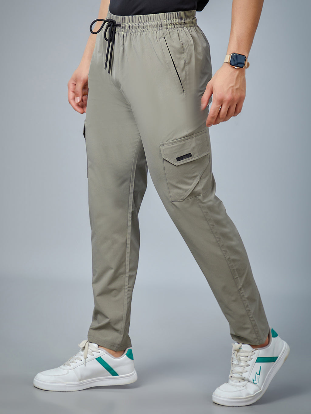 Men Regular Fit Cargo Pants with PILOT