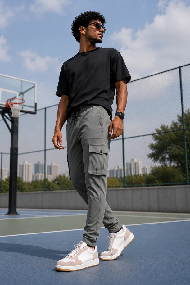 Men Dri Fit Stretch Cargo Pants with NATTY