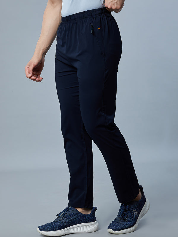 Men's Regular Fit Track Pants Pockets with RACE