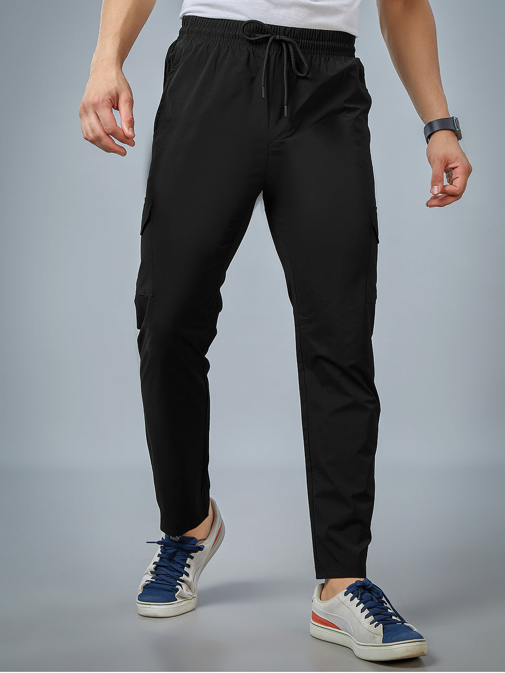 Men Regular Fit Cargo Pants with PILOT