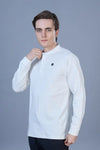 ATLAS FULL SLEEVES T-SHIRT - WHITE