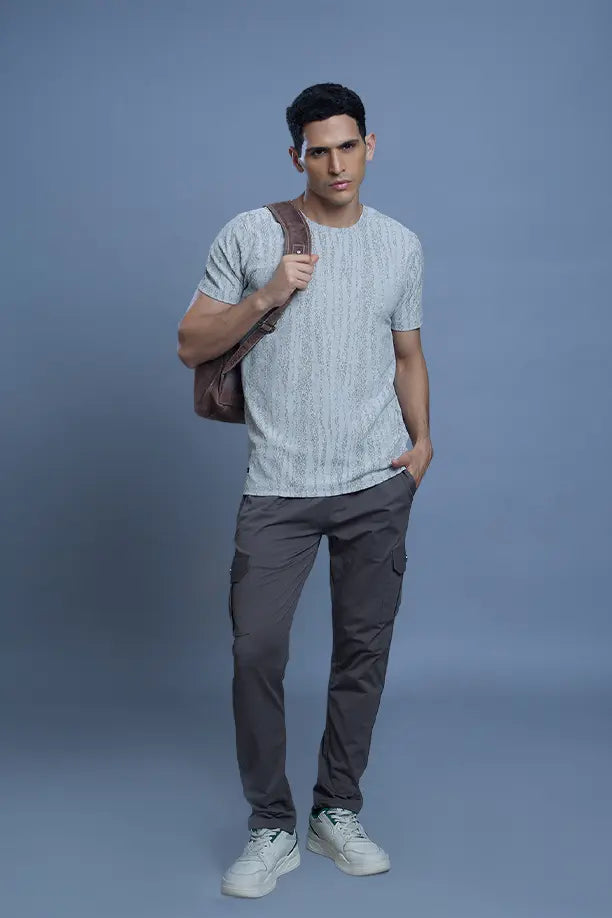 GRACE T SHIRT- WHITE GREY