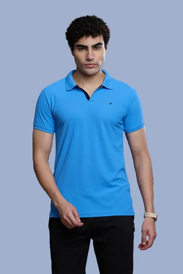 CRAZY MATTY SLIM FIT T-SHIRT - SKY BLUE
