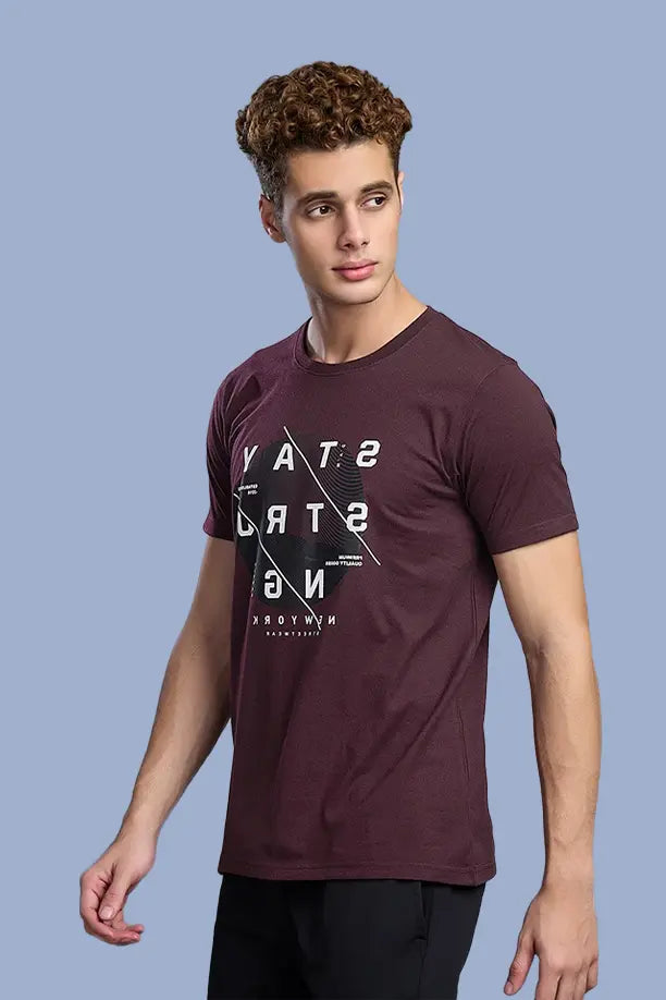VIBE T-SHIRT - MAROON
