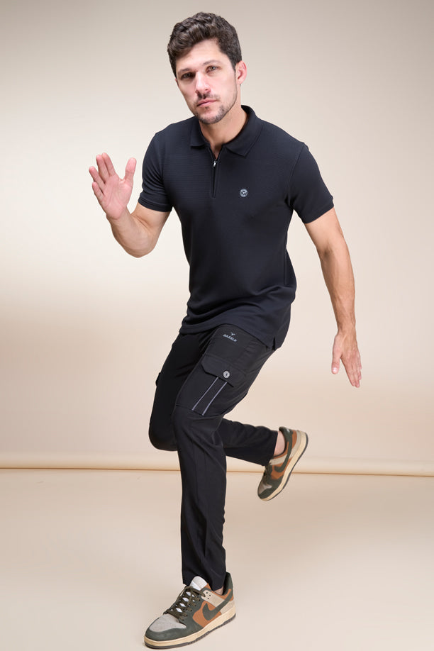 TANGY HALF TSHIRT | BLACK