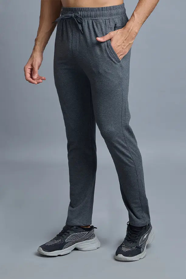 COTTON LYCRA TRACK - ANTHRA